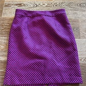 Pink and Purple Patterened BR Women's Skirt
